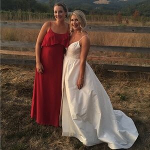 WTOO by Watters #00301 Elegant Red Dress